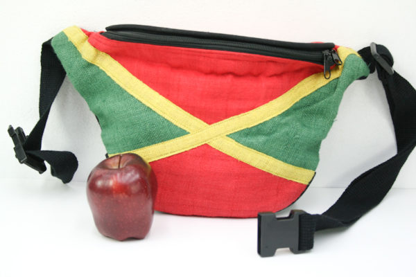 Sac Banane Chanvre Jamaïque Vert Jaune Rouge