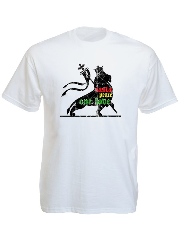 Lion de Juda T-Shirt Reggae Qualité Extra Taille L Homme