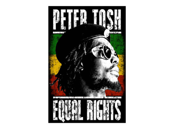 Peter Tosh Tee Shirt Blanc Coton Reggae Album Equal Rights
