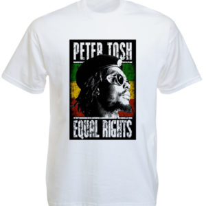 Peter Tosh Tee Shirt Blanc Coton Reggae Album Equal Rights