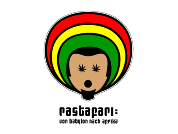 Rastafari Tee Shirt Blanc Départ de Babylon pour l’Afrique