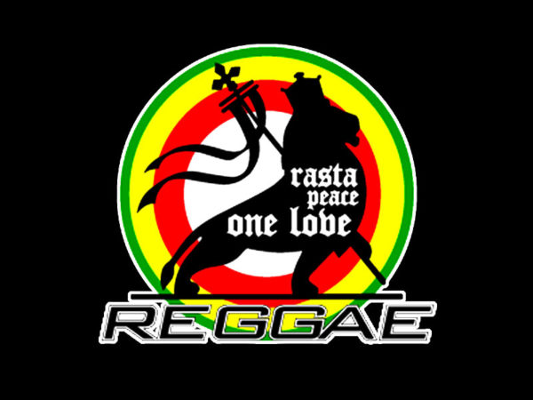 Tee Shirt Noir Reggae One Love Peace Concert pour Homme