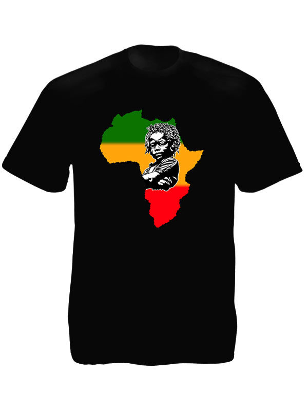 Rasta Baby T-Shirt Noir à Manches Courtes Afrique Verte Jaune et Rouge